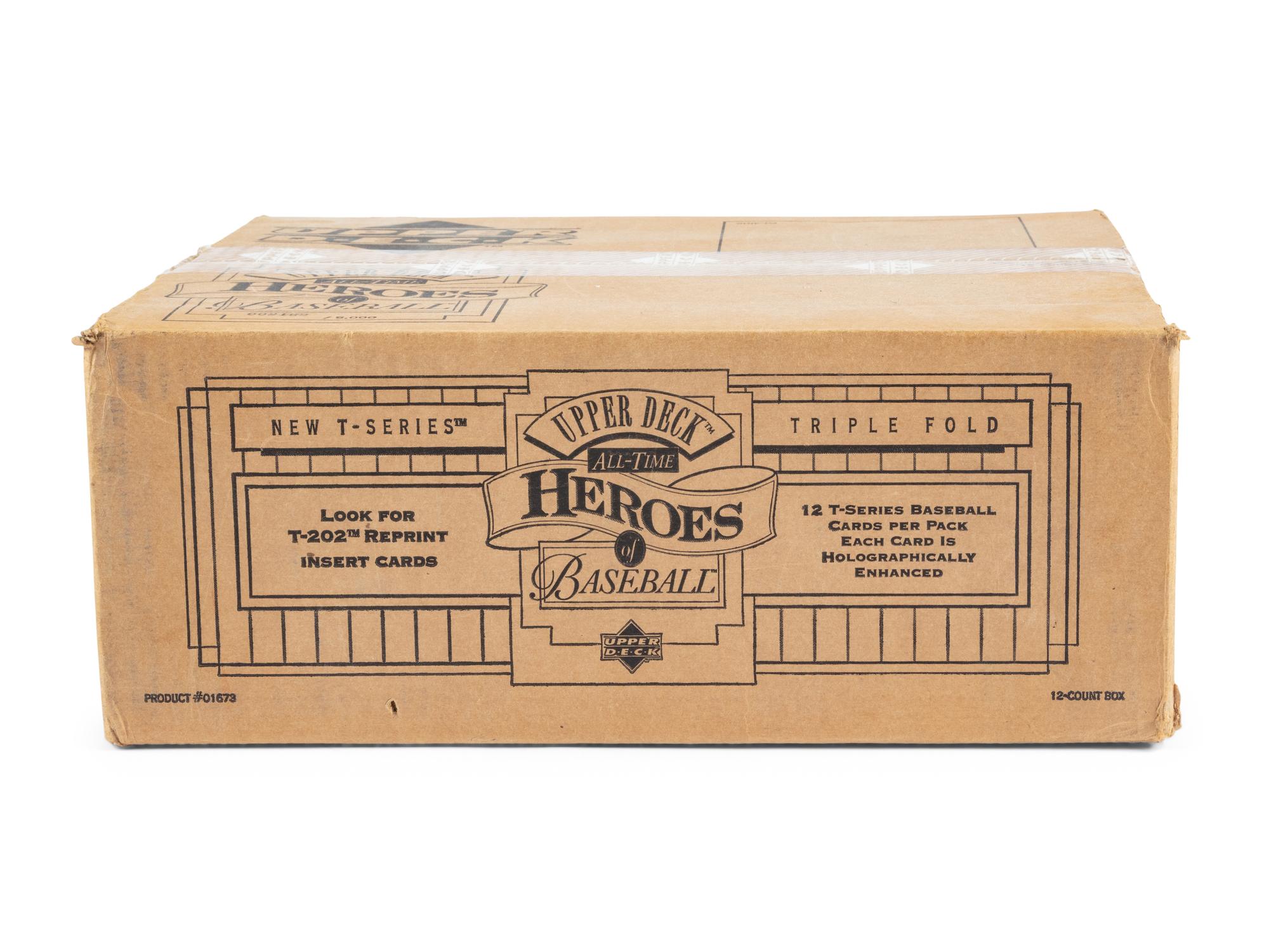 A 1993 Upper Deck All Time Heroes Baseball Card Case