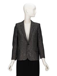 Saint Laurent, Tailored Blazer in Sequin Tweed