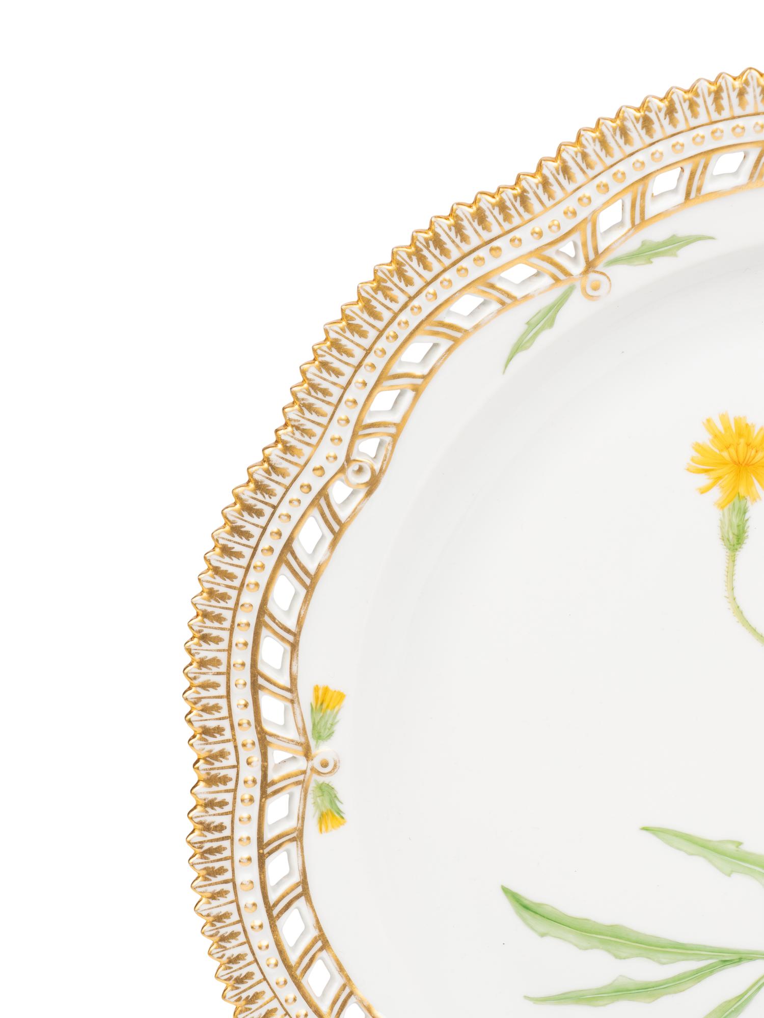 Two Royal Copenhagen Flora Danica Porcelain Table Articles