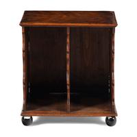 An English Fruitwood Book Rack