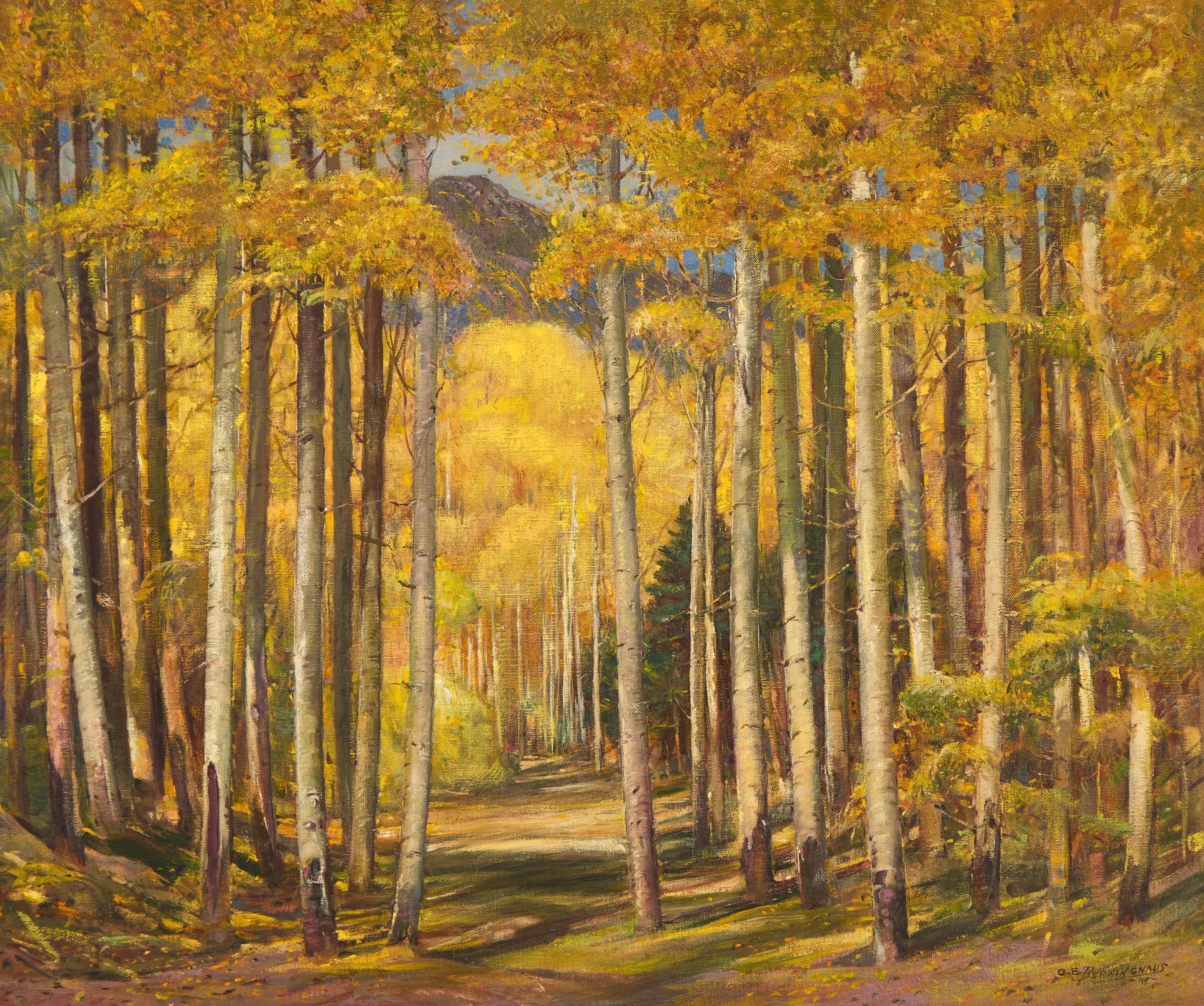 Autumn Aspen Forest , 1949