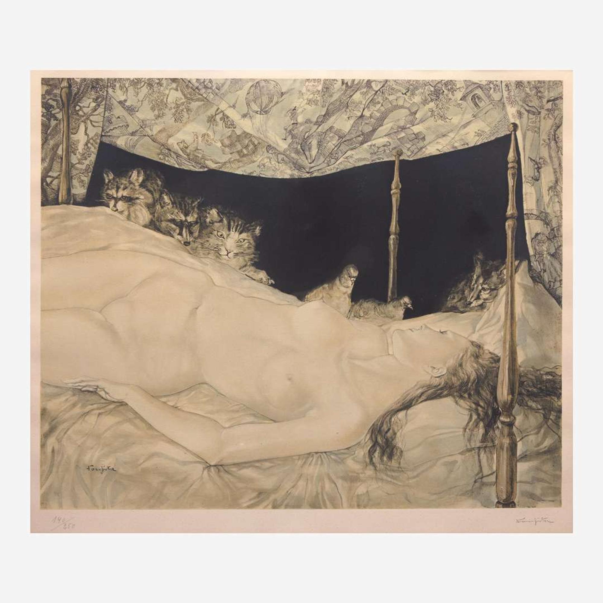 Léonard Tsuguharu Foujita (French/Japanese, 1886-1968) Le Rêve
