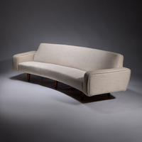Curved sofa, model 450