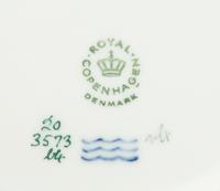 Fourteen Royal Copenhagen Flora Danica Porcelain Salad Plates