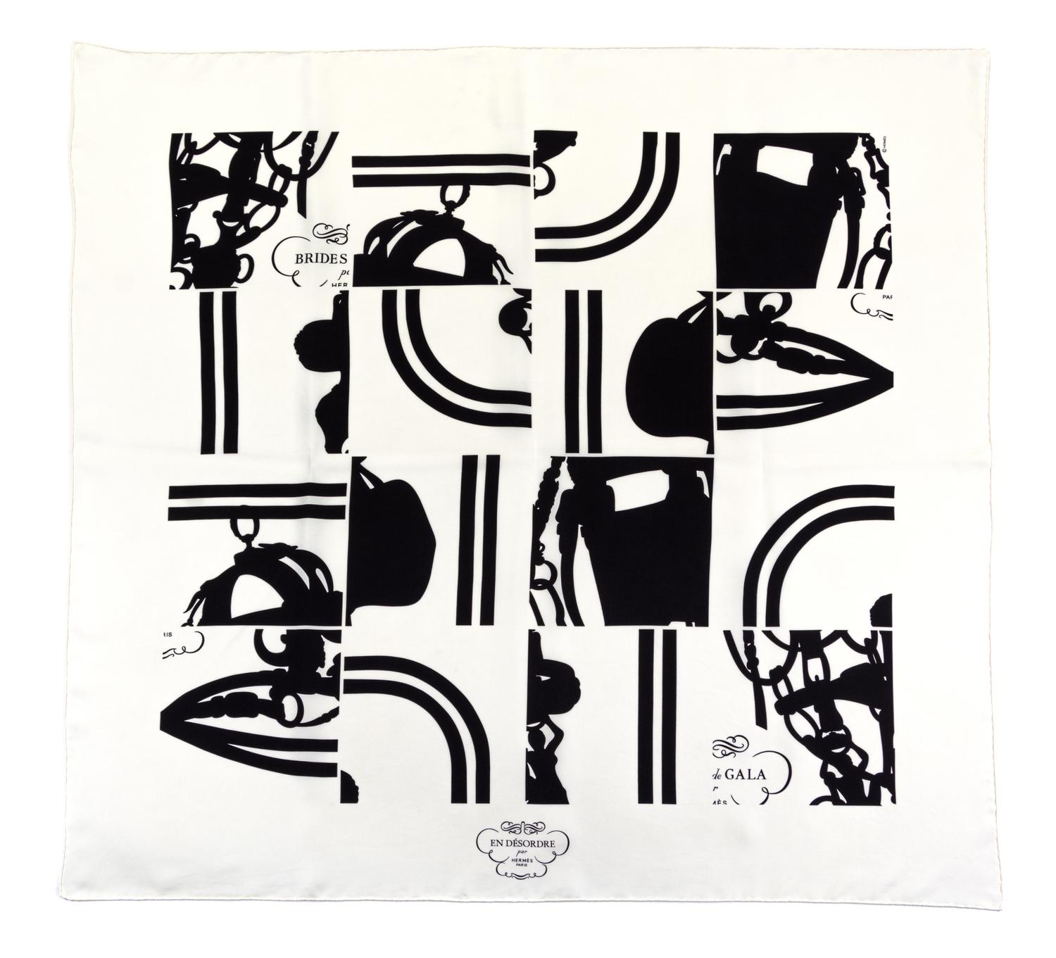 An Hermes 90cm Silk Scarf, 36" x 36".