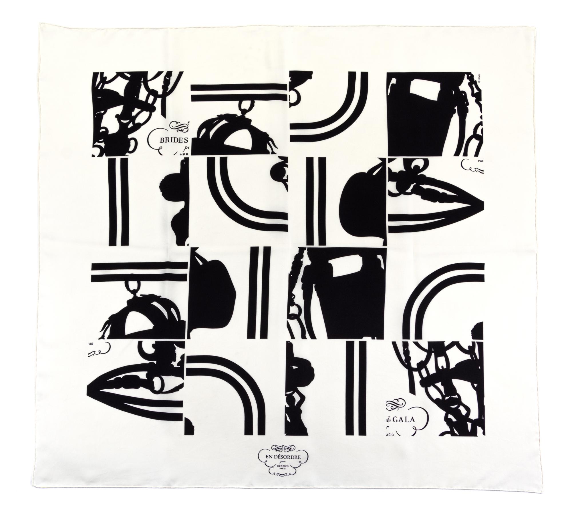 An Hermes 90cm Silk Scarf, 36" x 36".