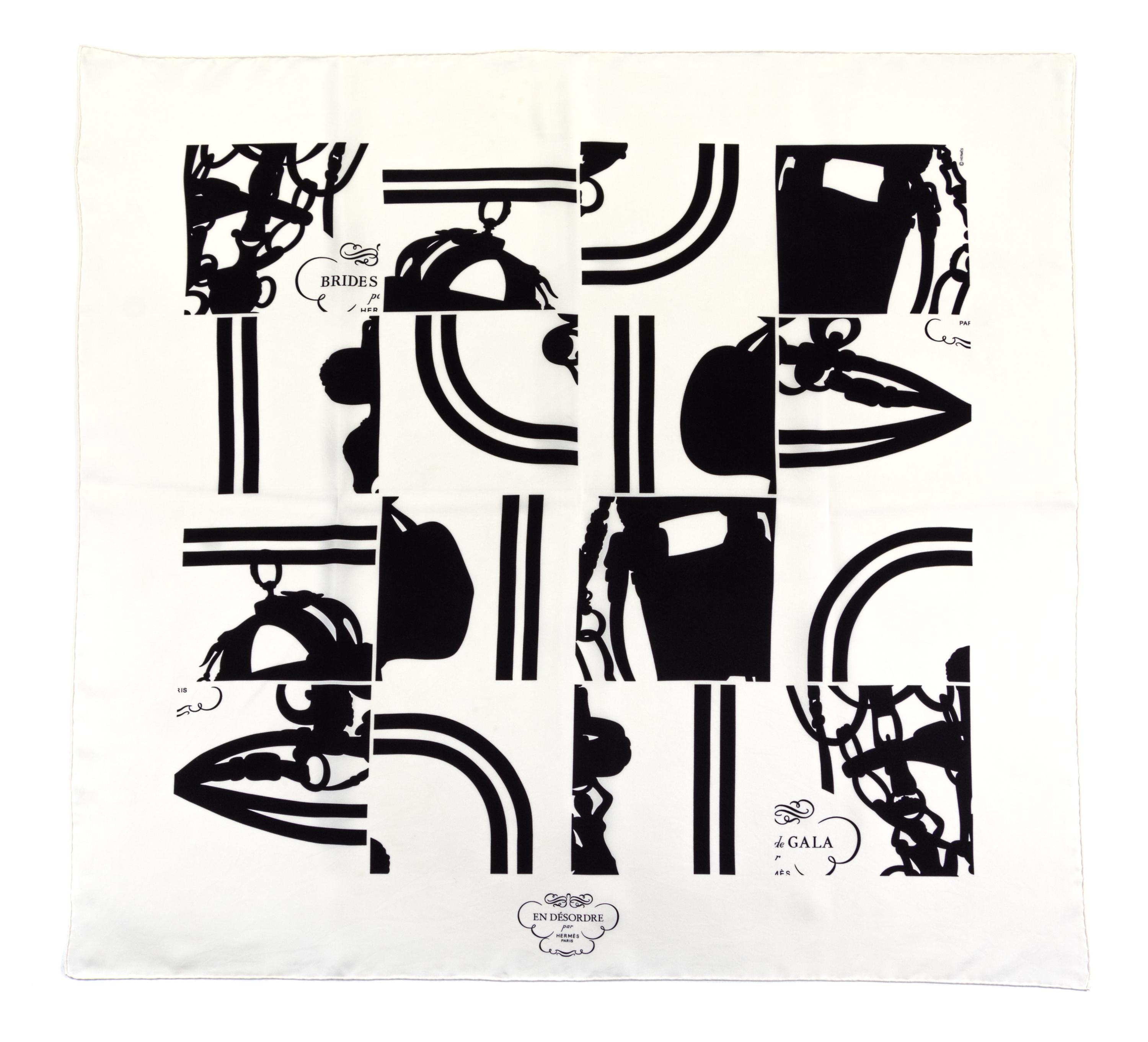 An Hermes 90cm Silk Scarf, 36" x 36".