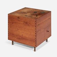 Hans J. Wegner (Danish, 1914-2007) Cube Bar, Model AT34, Andreas Tuck, Denmark, circa 1960