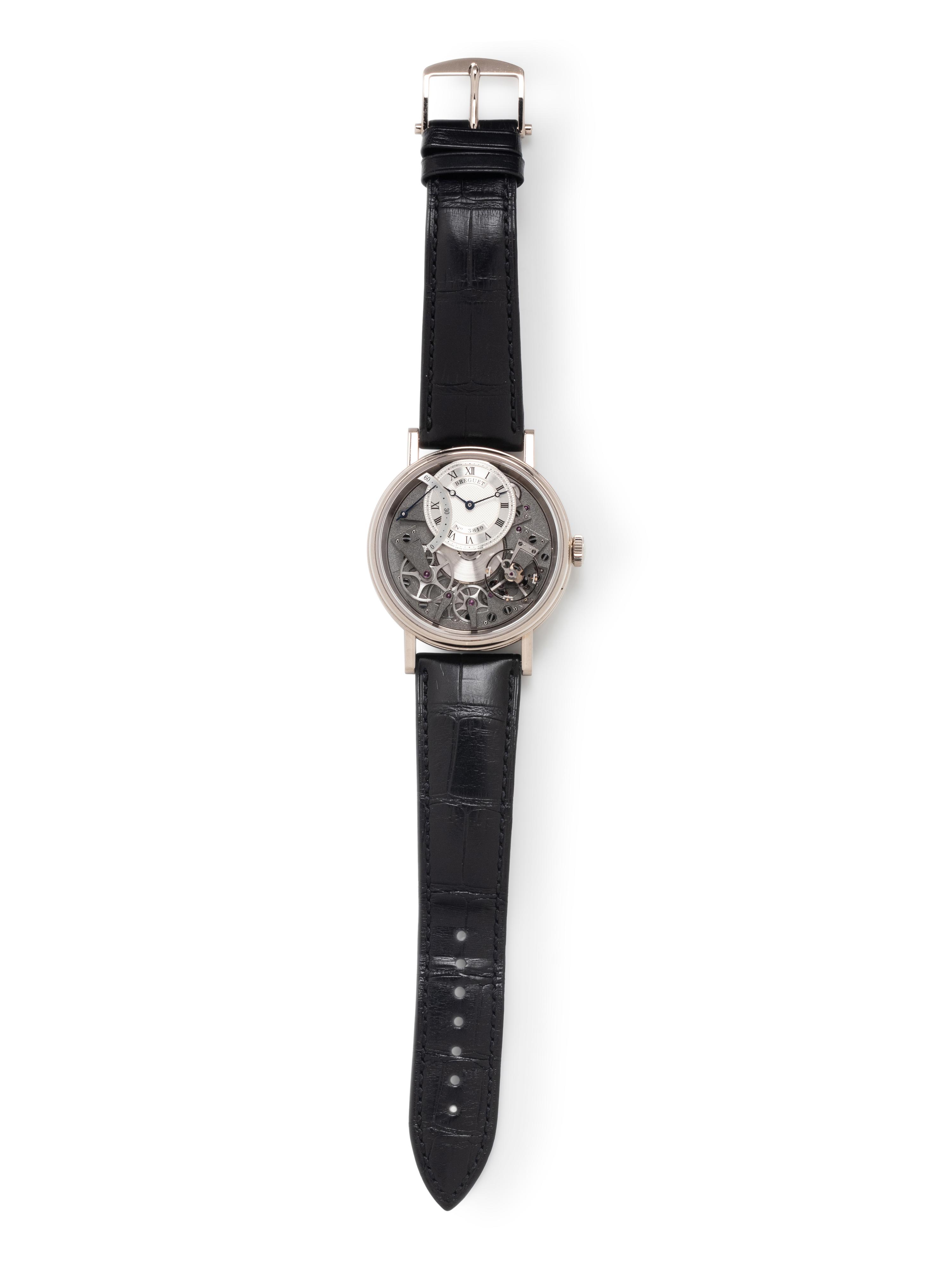 BREGUET, REF. 7097 18K WHITE GOLD 'TRADITION SECOND RETROGRADE' WATCH