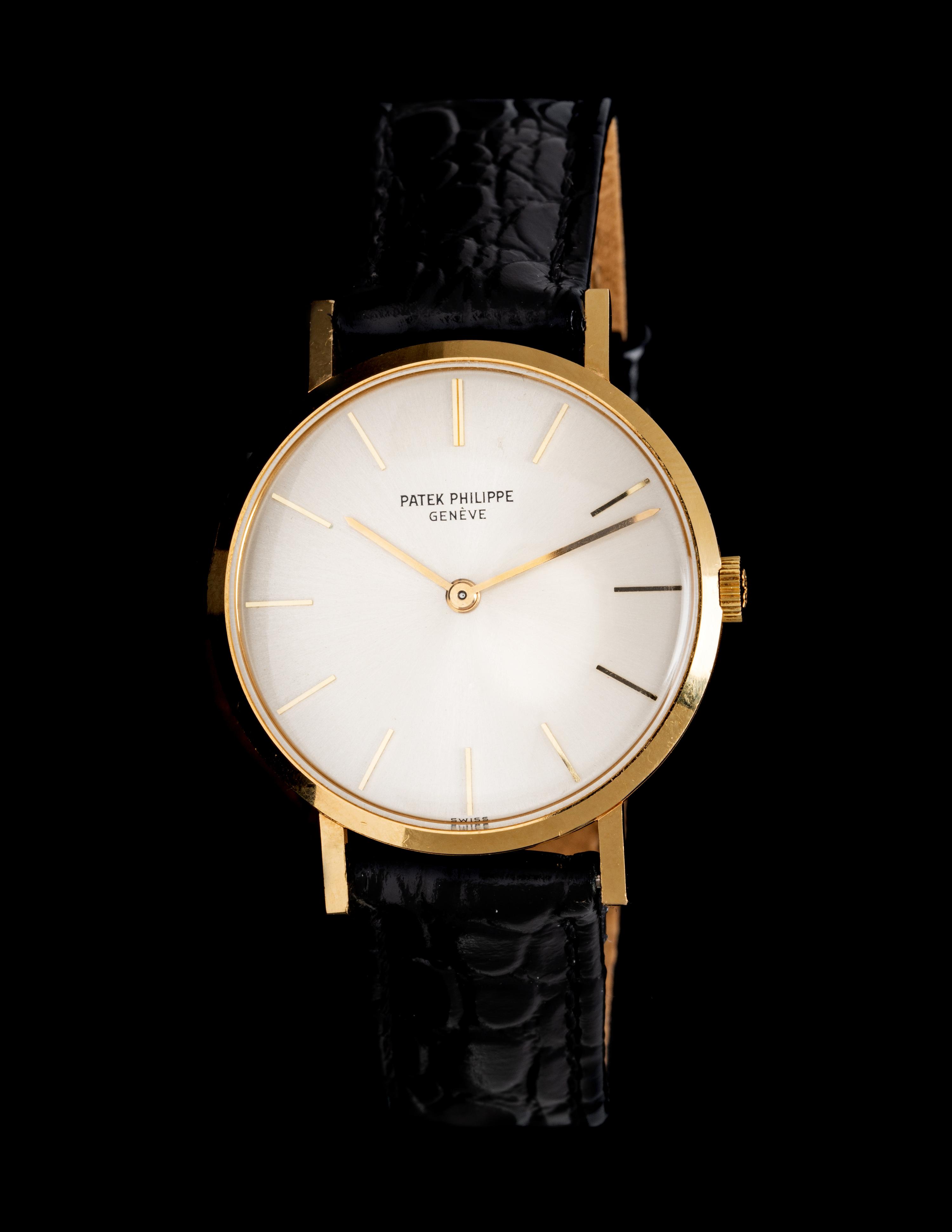 PATEK PHILIPPE, 18K YELLOW GOLD WATCH