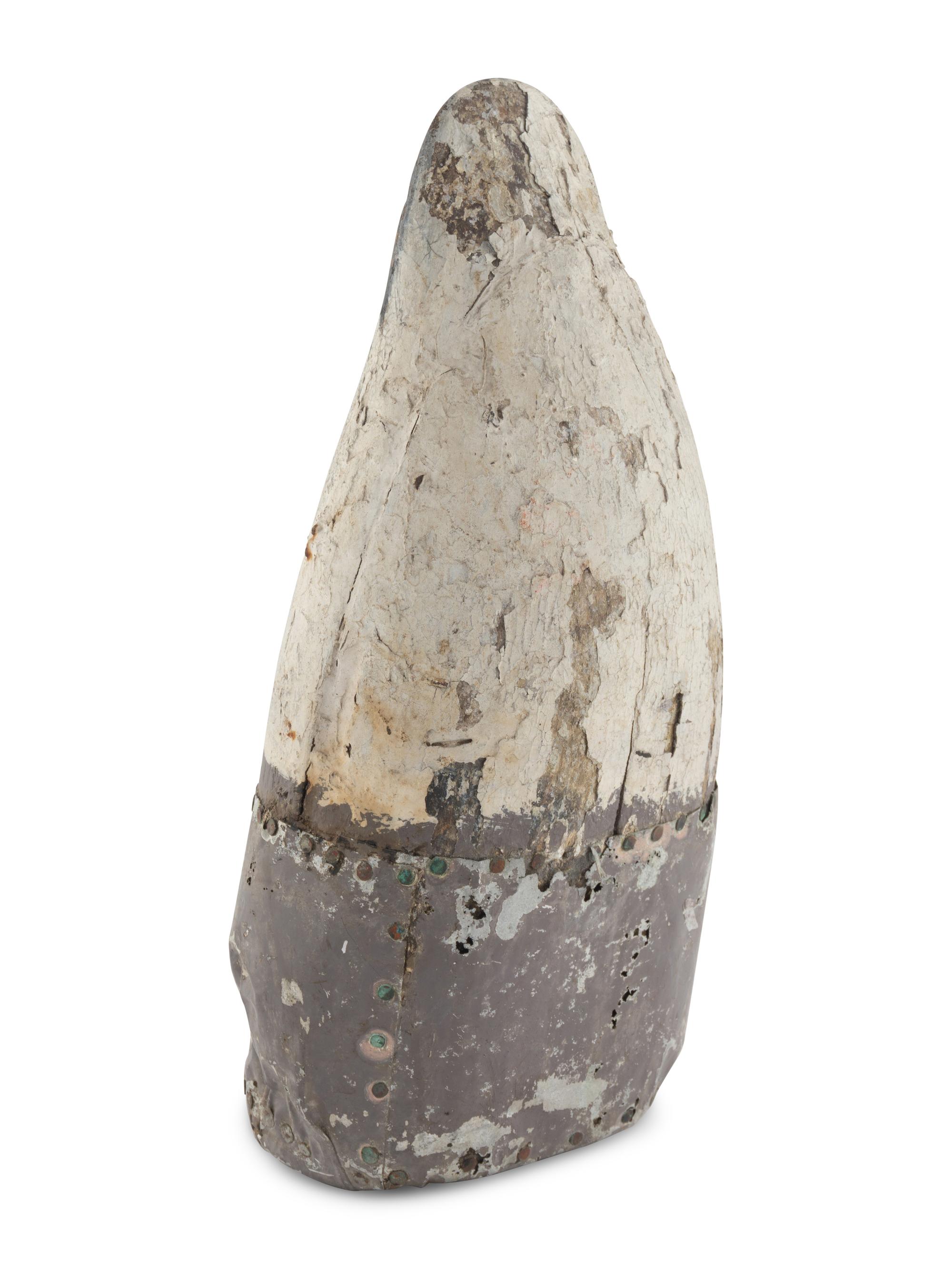 A Carved and Painted Wood Bobber Decoy