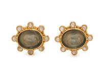 ELIZABETH LOCKE, INTAGLIO EARCLIPS
