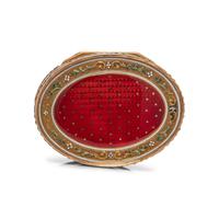 A Louis XVI Gold and Enameled Snuff Box