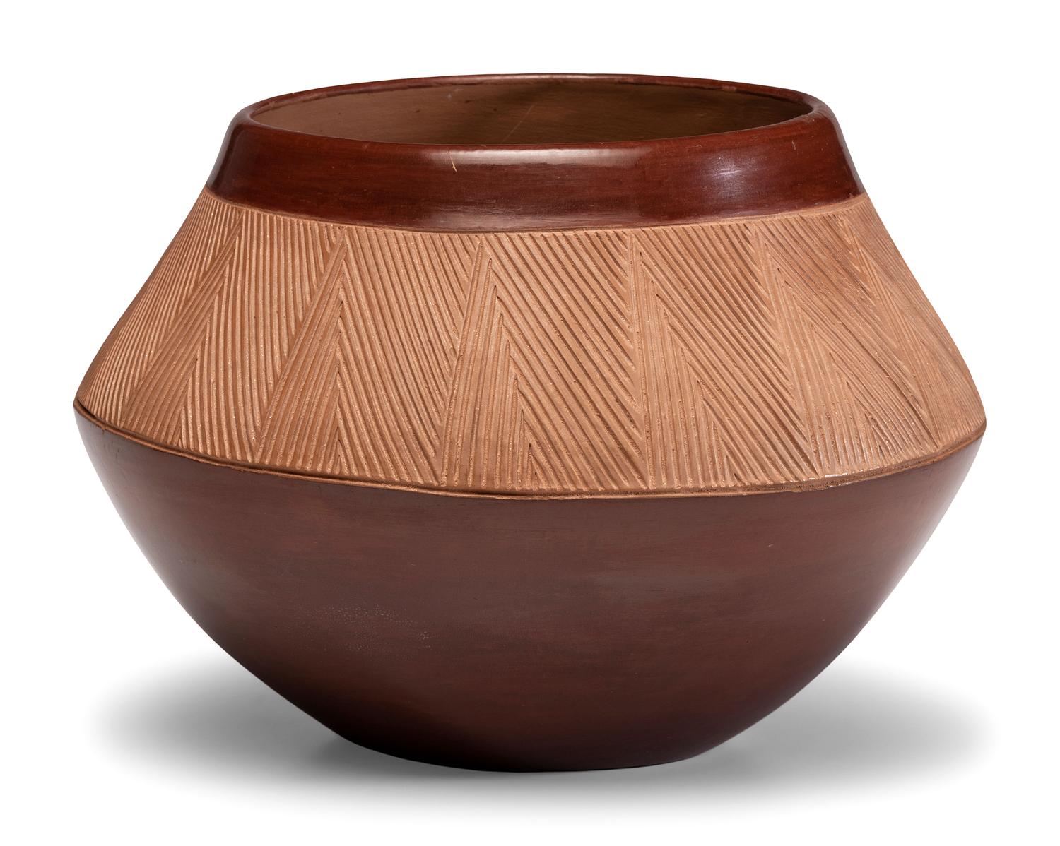 Incised Redware Jar