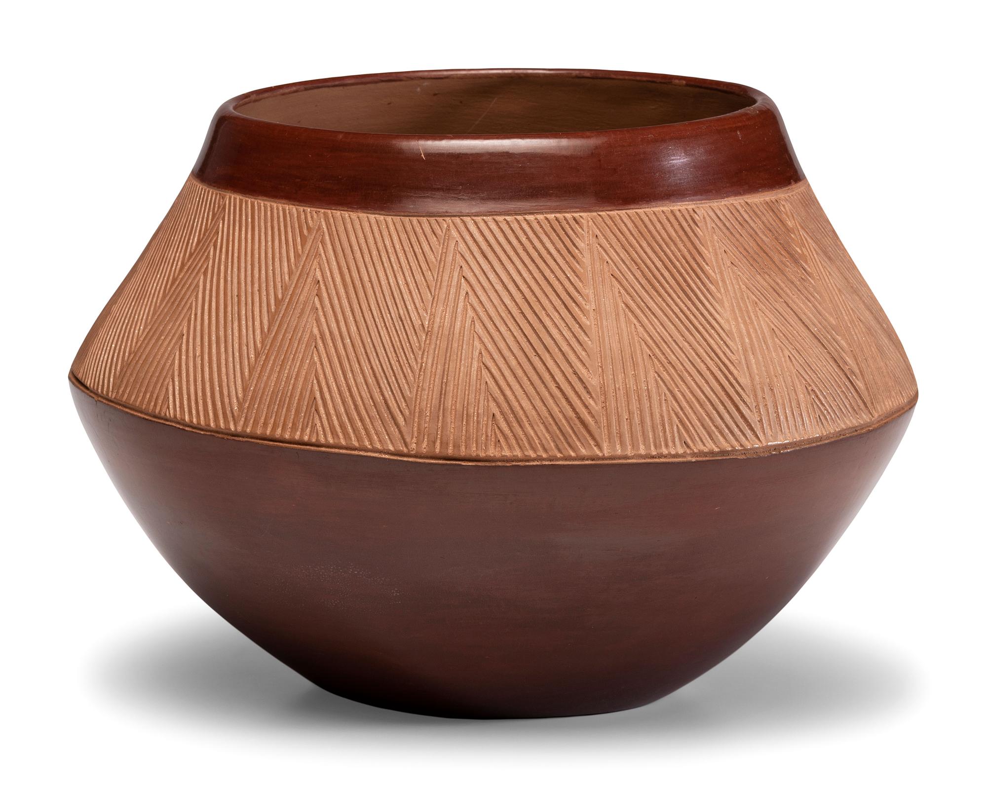 Incised Redware Jar