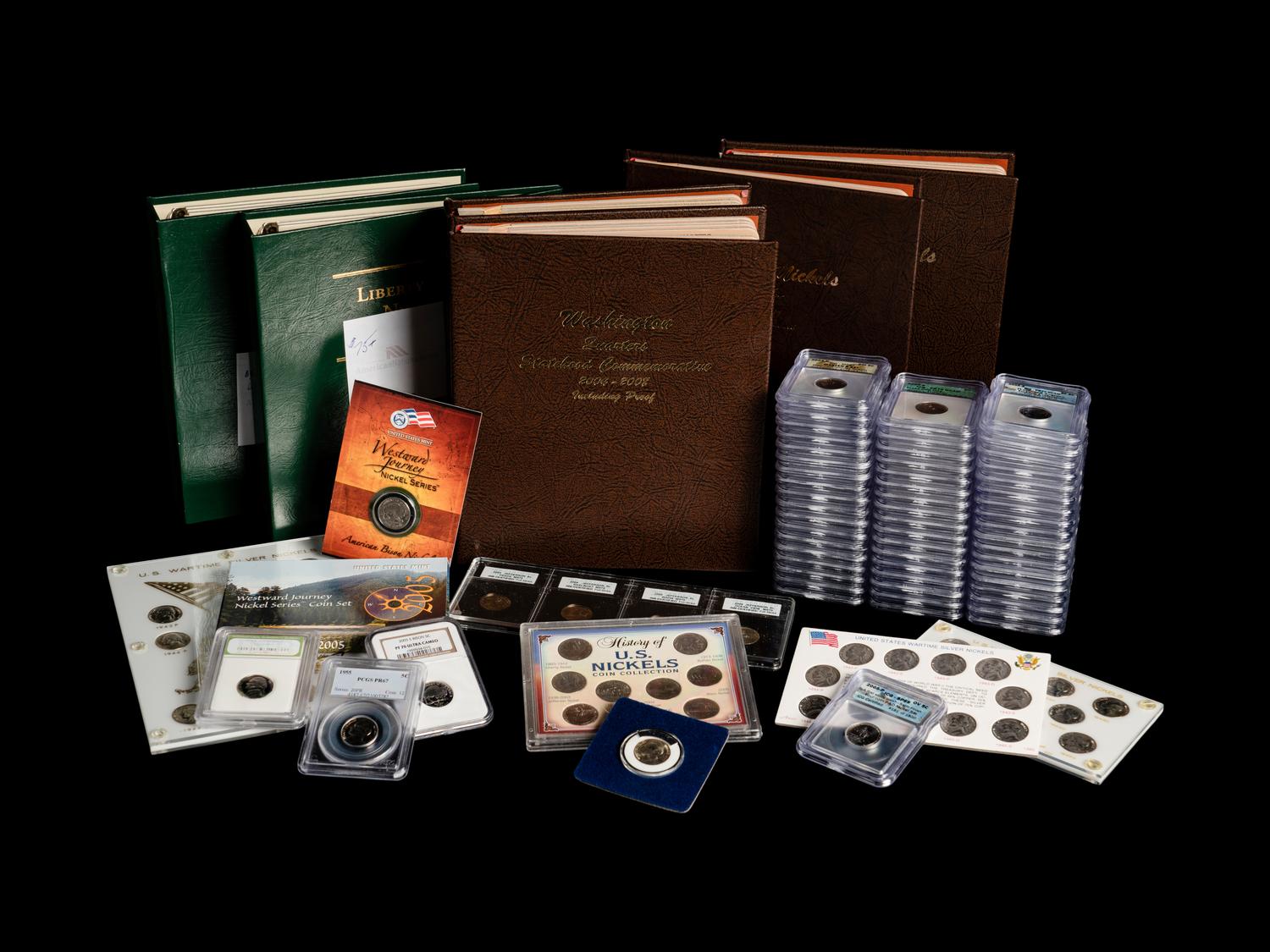 A Large Collection of 5c Mint Coins and Proofs