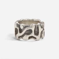 Donald Wright (American, 1930-2012) Silver Pin and Ring, USA, circa 1960s