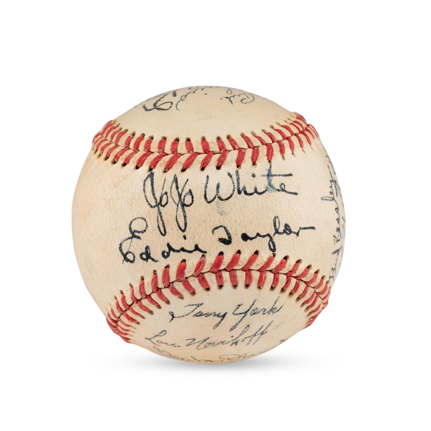 A 1948 Seattle Rainers Team Signed Autograph Baseball
