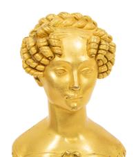 A Gilt Bronze Bust of Marie Louise, Duchess of Parma