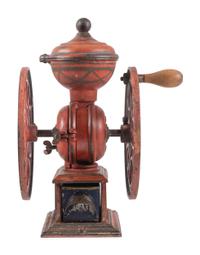 A Lane Brothers No. 12 Swift Double-Wheeled Coffee Grinder