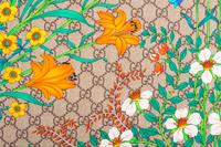 Four Scarves and One Pair of Gloves: Three Hermès, One Gucci, and One Pair of Hermès Gloves