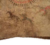 Northern Plains Painted Buffalo Robe