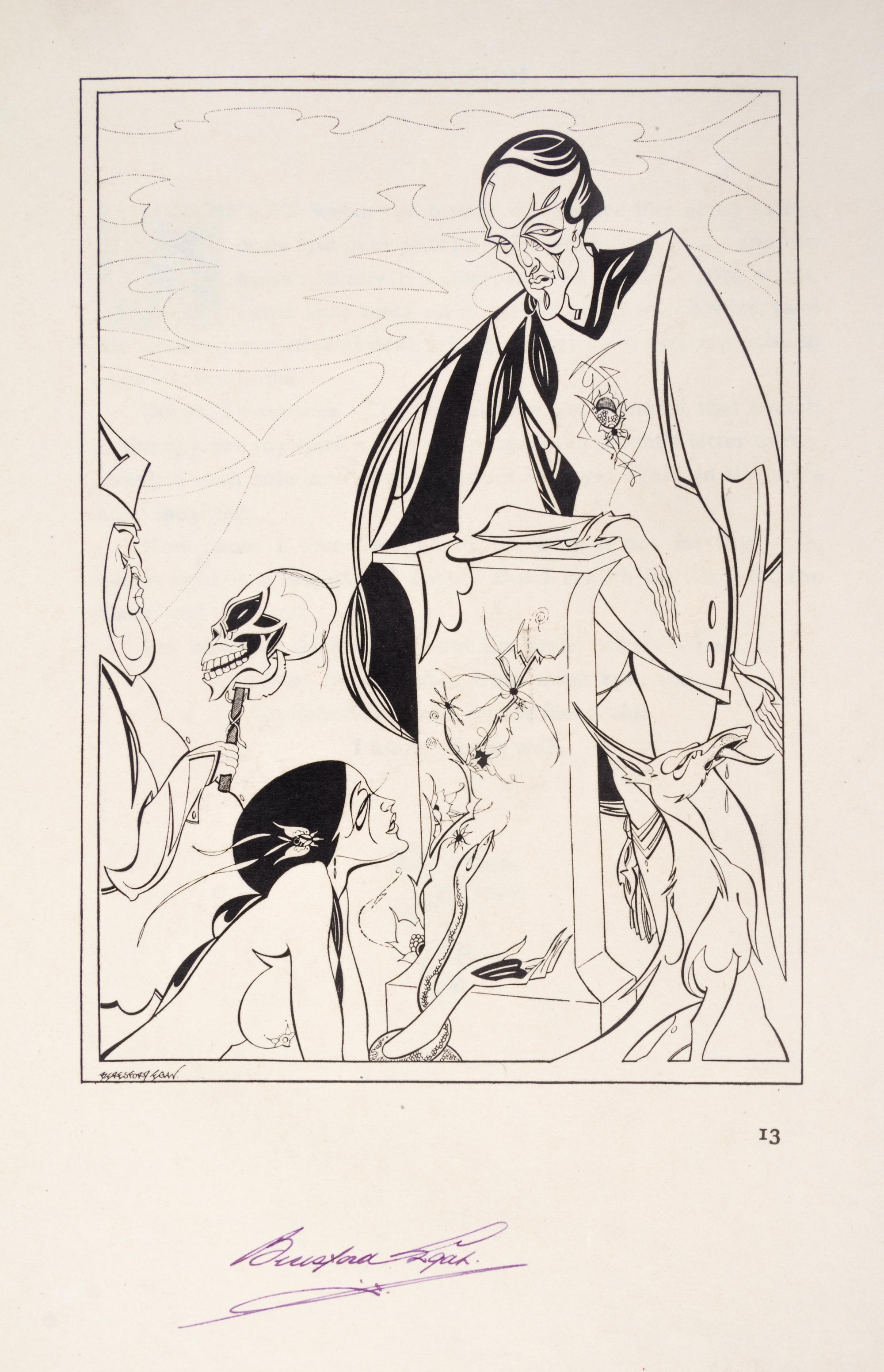 (EGAN, BERESFORD) BAUDELAIRE, CHARLES. Fleurs du Mal, in Pattern and Prose. London, (1929). Limited, signed by the artist.