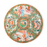 25 Chinese Export Rose Medallion Porcelain Wares