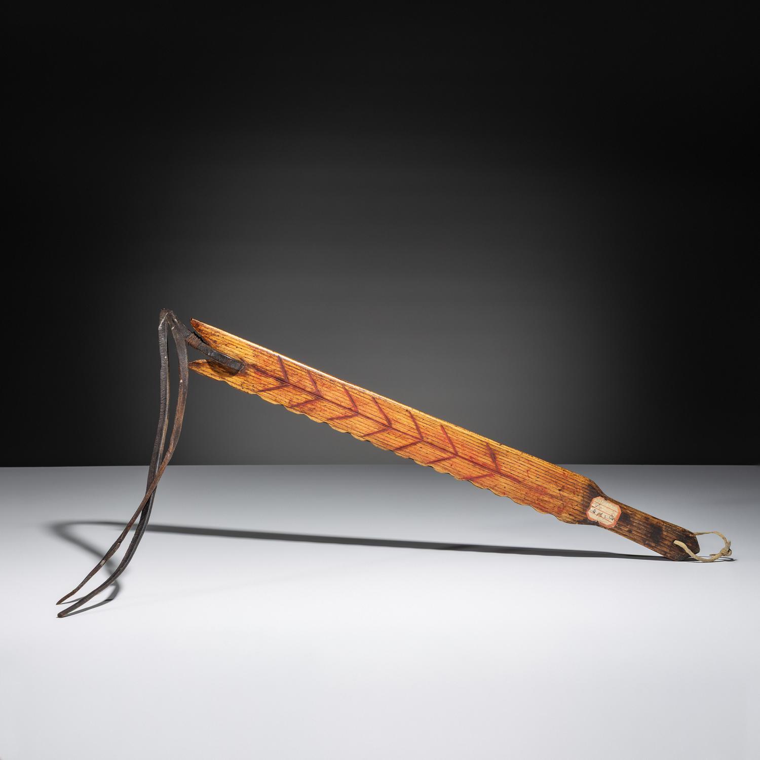 Northern Plains Decorated Wood Quirt