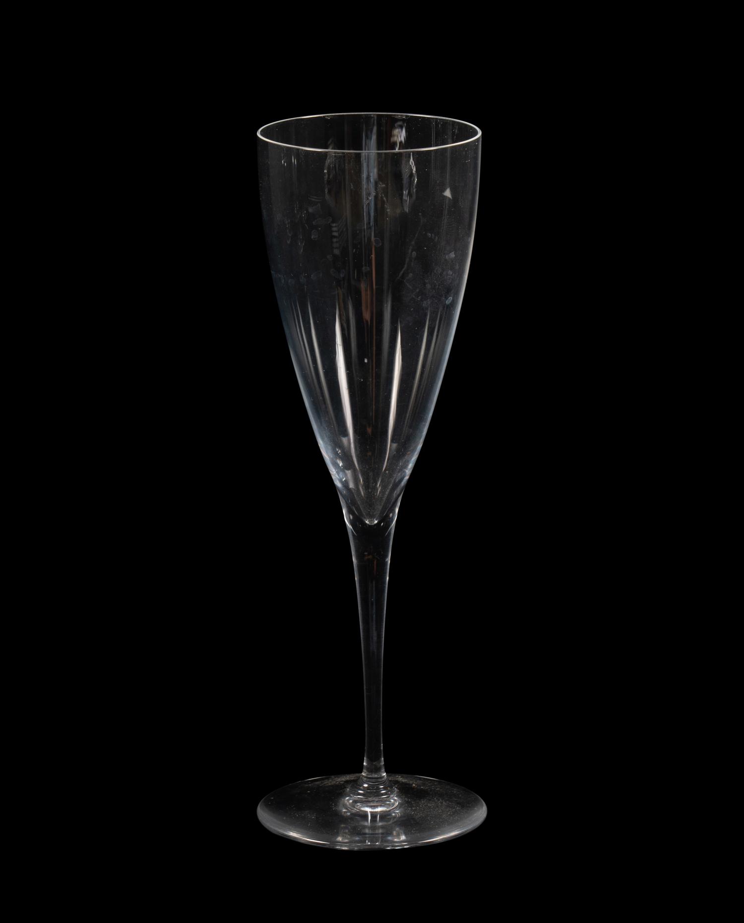 A Baccarat Dom Perignon Stemware Service
