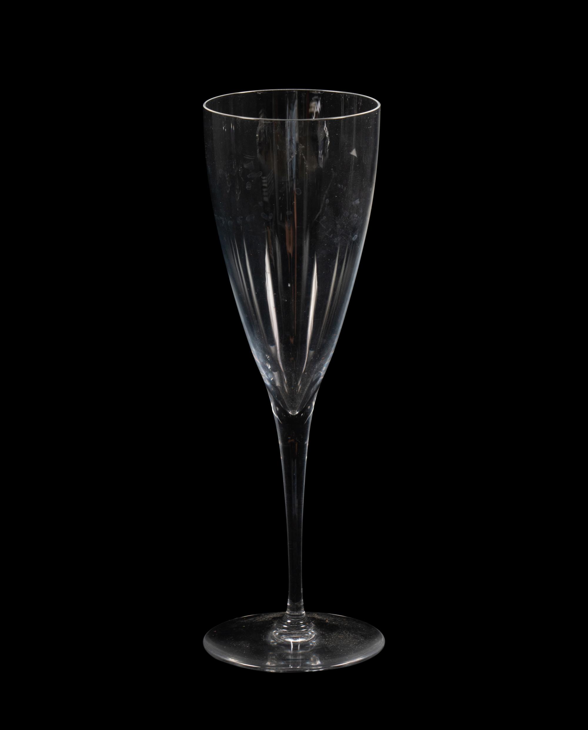 A Baccarat Dom Perignon Stemware Service