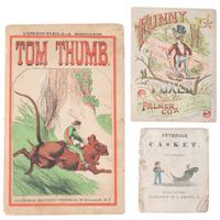 [GENERAL AMERICANA]. A group of 16 items, highlighted by children's books and ephemera, comprising: