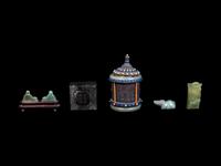 Six Chinese Jade and Jadeite Articles