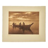 Edward Curtis (American 1868-1952) — Homeward Plate 318