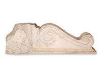 A Pair of Italian Carved Marble Corbels