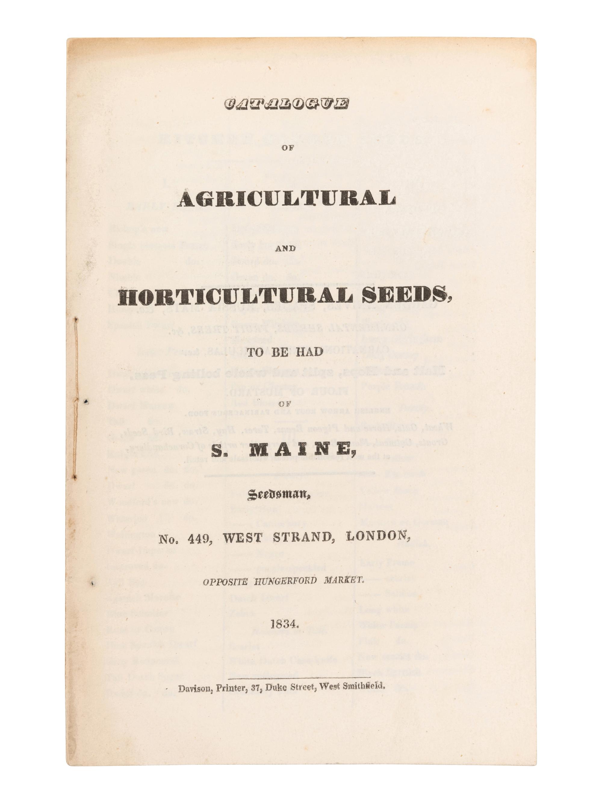 [FLOWERING PLANTS]. A group of 10 works, including: