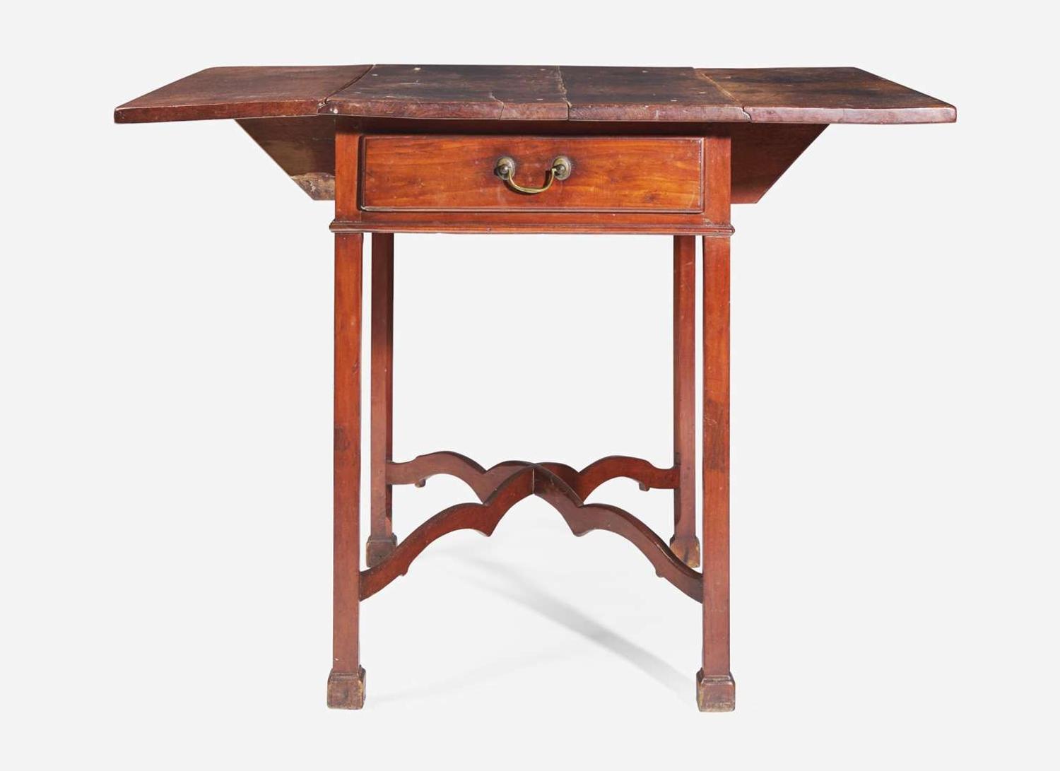 A Chippendale carved fruitwood Pembroke table, Mid-Atlantic States, late 18th century