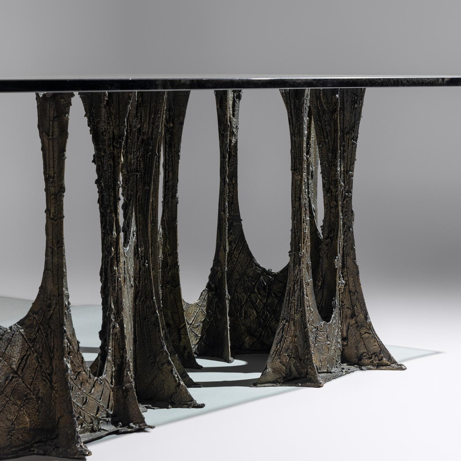Stalagmite dining table, model PE-102 Paul Evans Studio for Directional USA, c. 1970