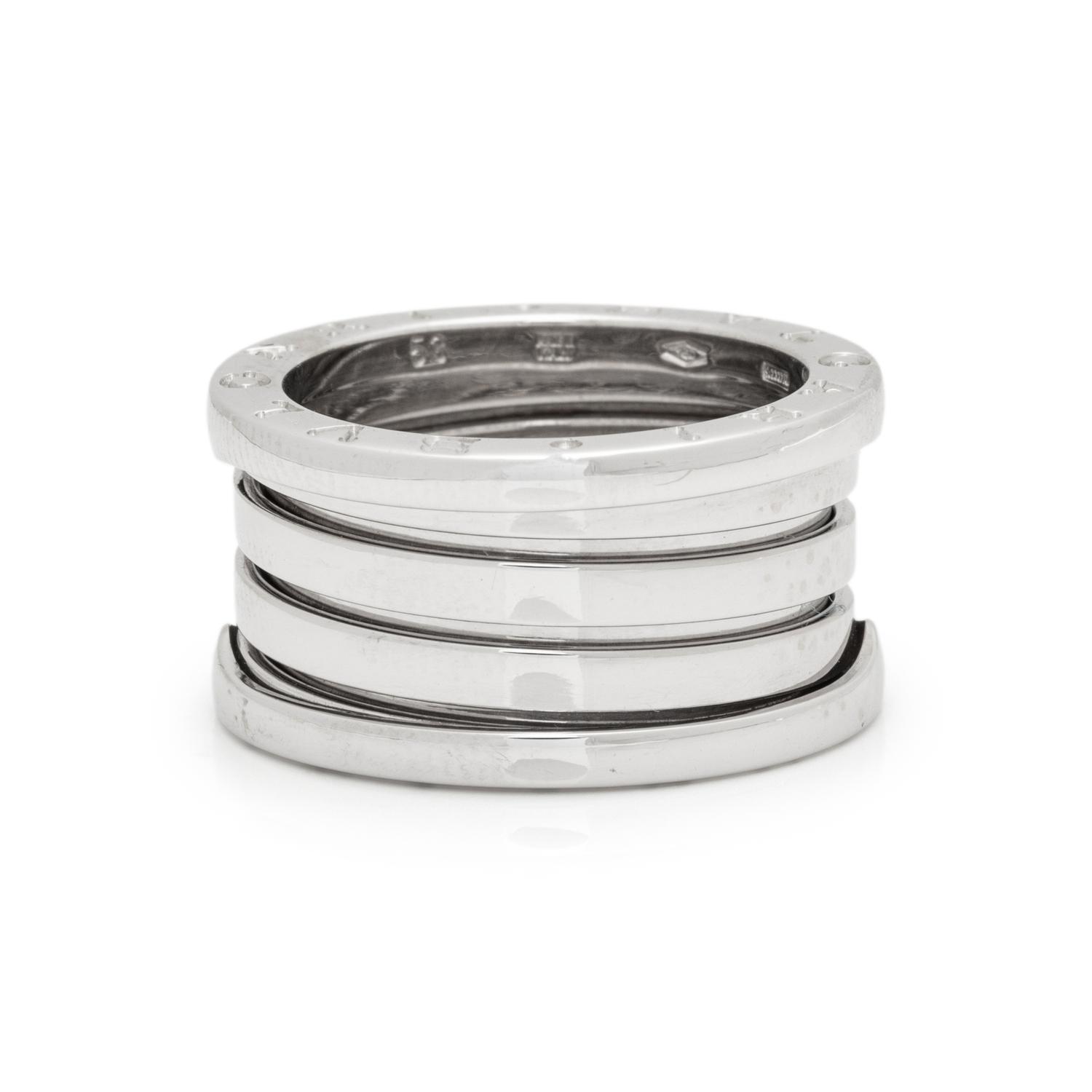 BULGARI, WHITE GOLD 'B.ZERO1' RING
