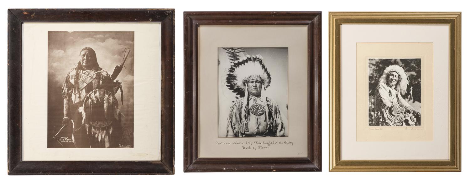 [NATIVE AMERICANS]. Photographs, prints, and manuscripts involving Native Americans.