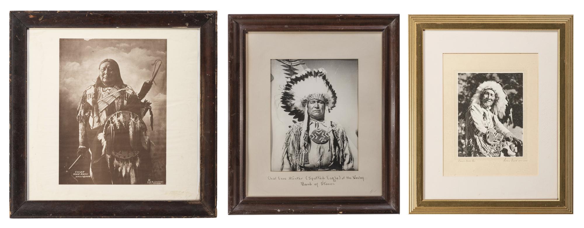 [NATIVE AMERICANS]. Photographs, prints, and manuscripts involving Native Americans.