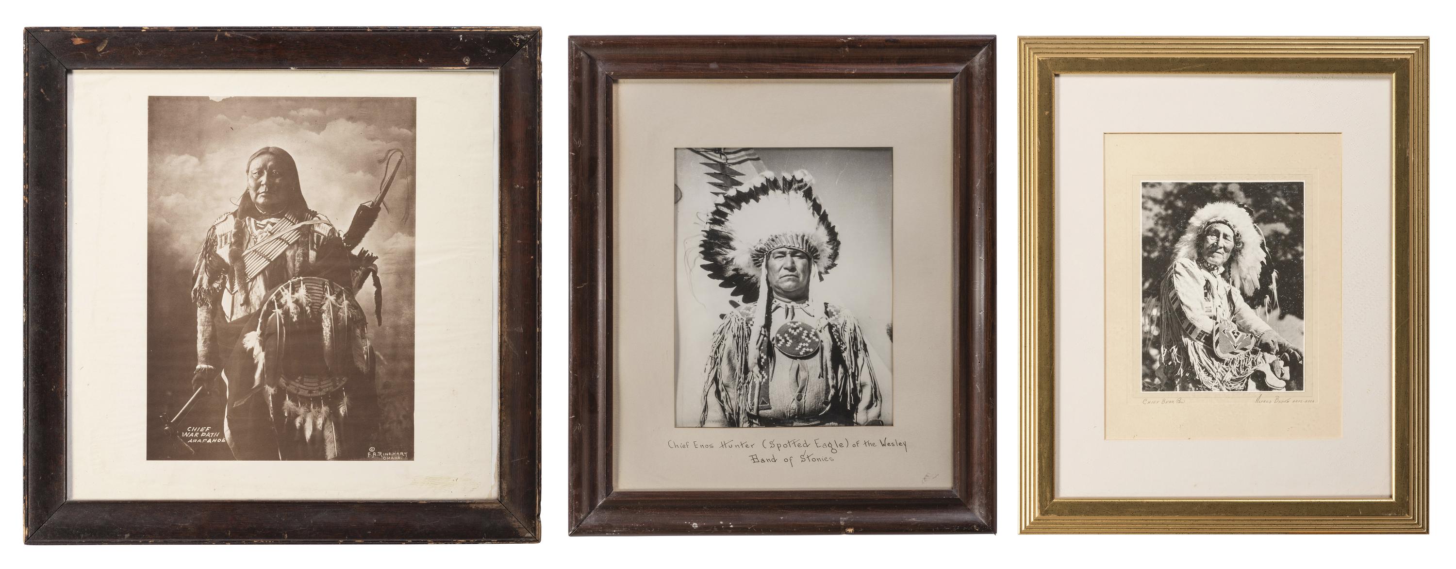[NATIVE AMERICANS]. Photographs, prints, and manuscripts involving Native Americans.