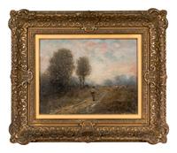 Peasant on a Country Lane