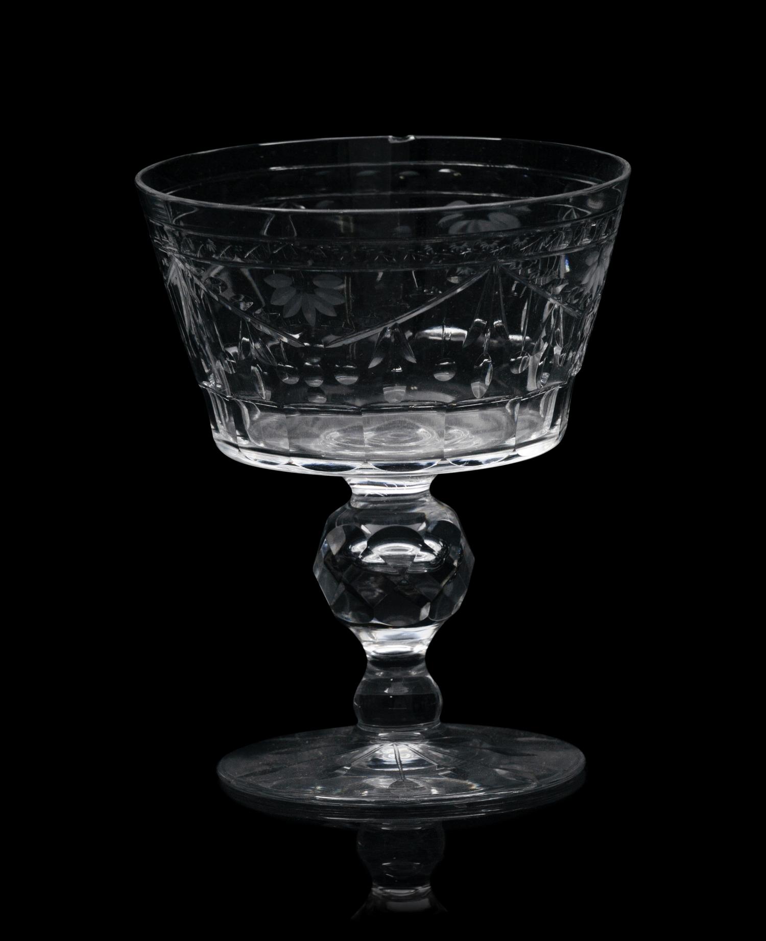An Assembled Glass Stemware Collection