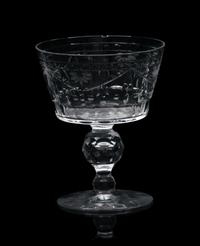 An Assembled Glass Stemware Collection