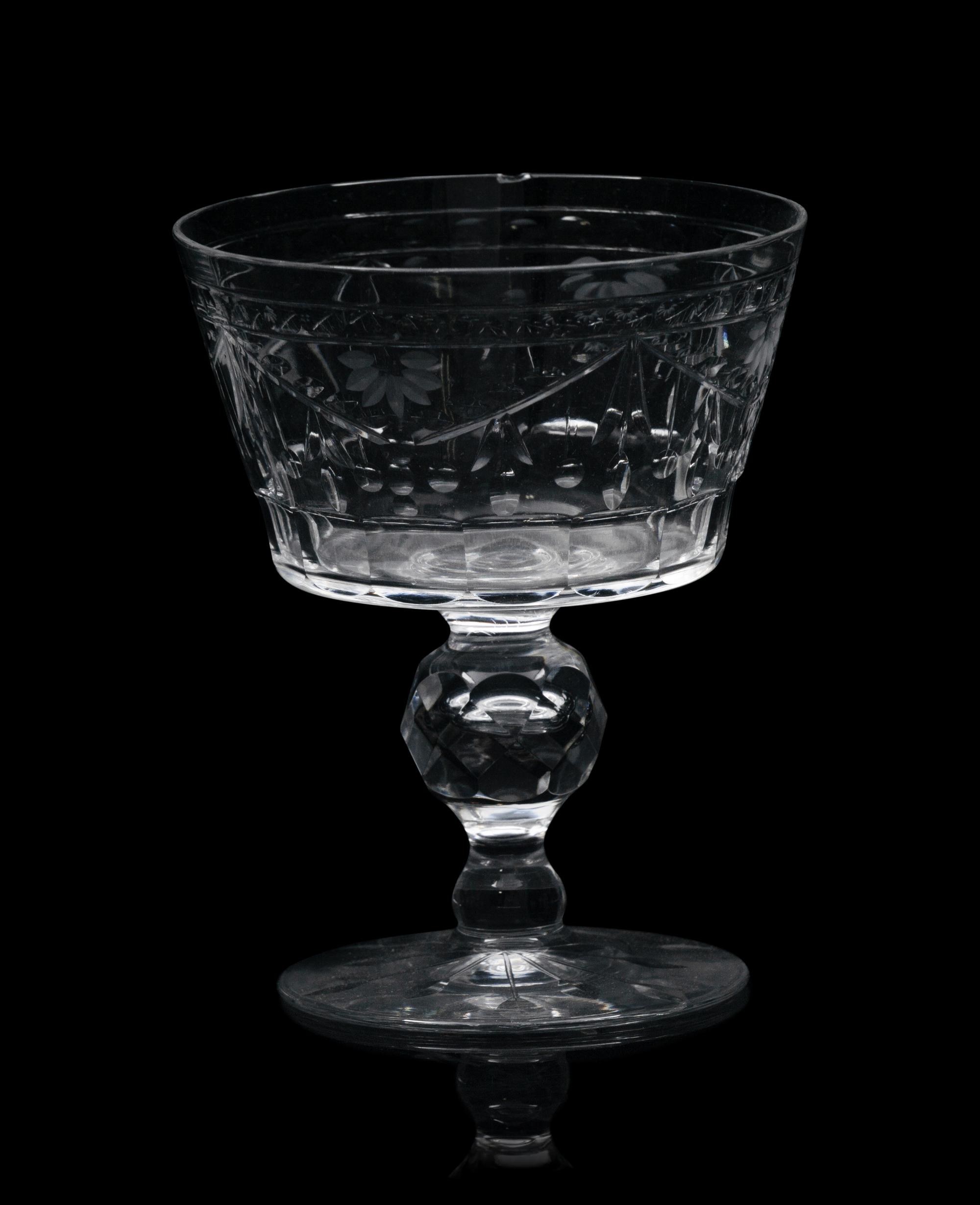 An Assembled Glass Stemware Collection