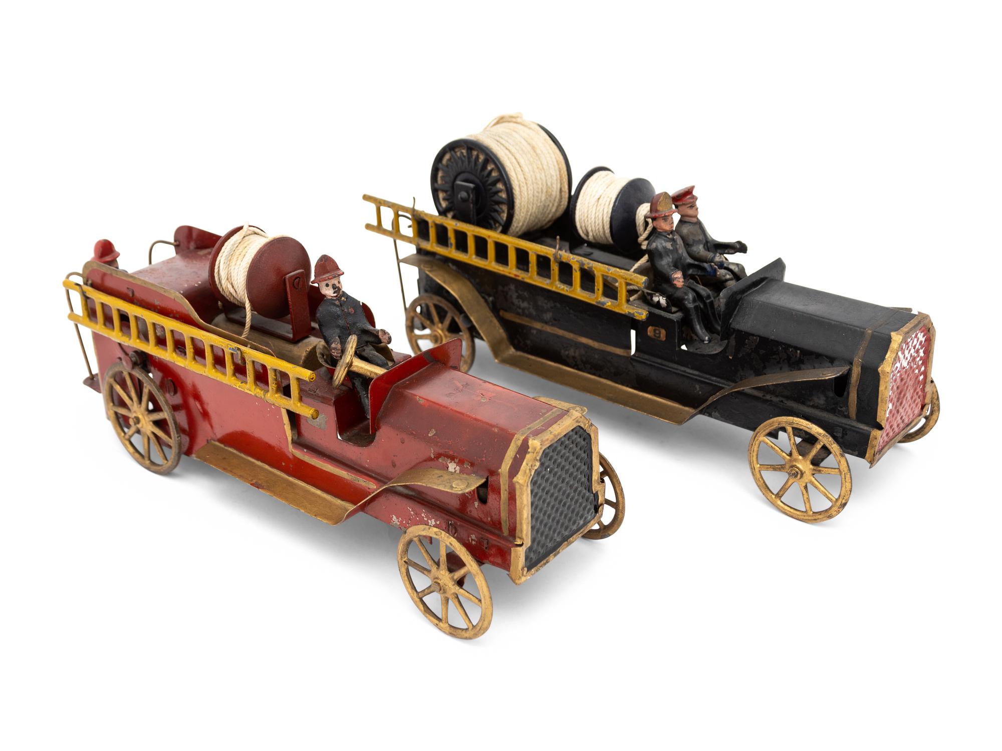 Two Toy Models of Fire Trucks
