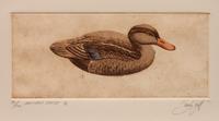 Four Prints: Mallard Decoy , edition 76/100; Mallard Carving , Artist's Proof; Duck Club Relics , edition 39/100; Mason Premier , edition 75/100