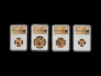 A 2016 Gold Eagle: Early Releases Four Gold Coin Set (NGC MS70)