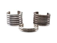 Navajo Silver Cuff Bracelets